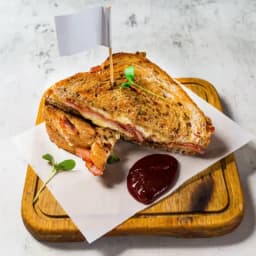Cheese And Sauce Toastie
