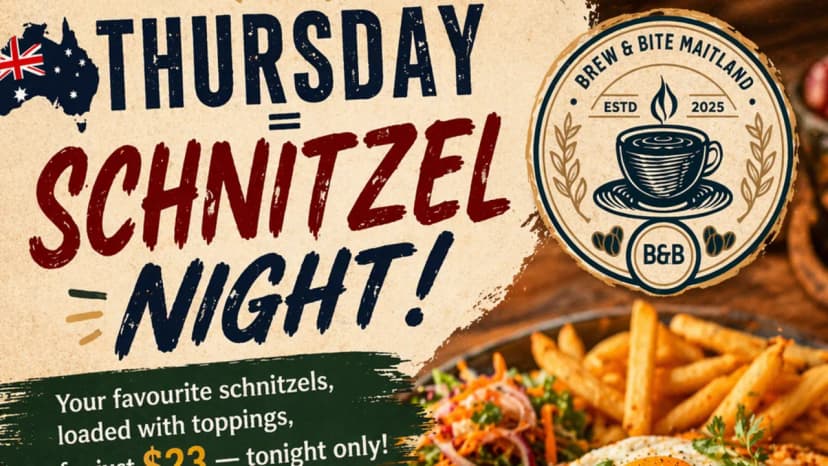Schnitzel Night- THURSDAY ONLY